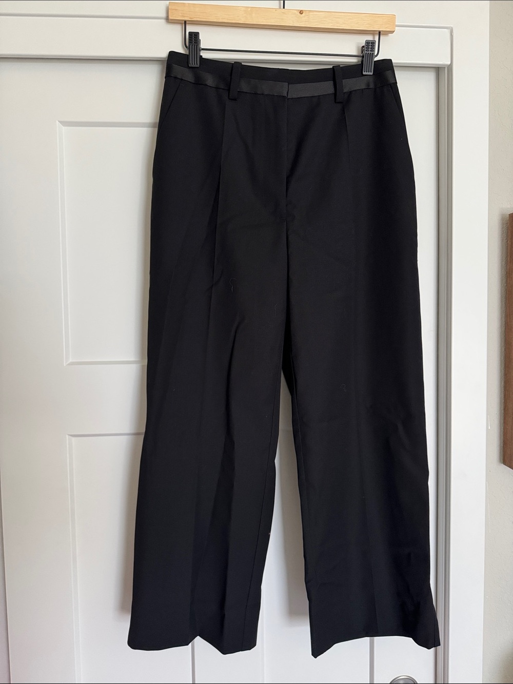 Anine Bing Classic Black Dress Pants